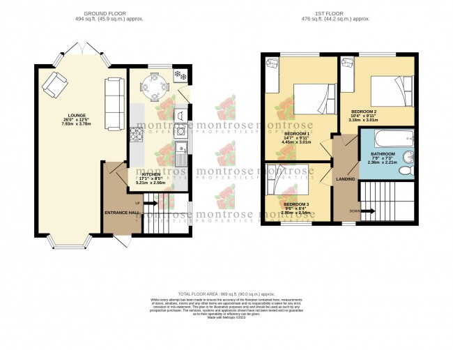 Floorplan for Amherst Road, Withington, m20