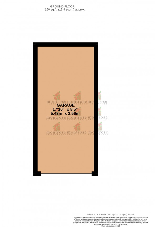 Floorplan for Garage At Appleby Lodge, Wilmslow Road, m14