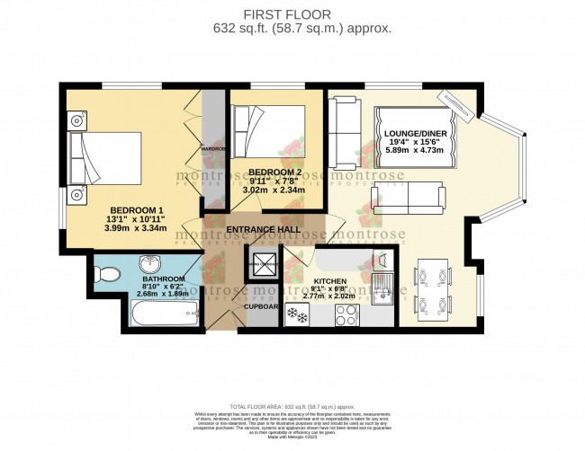 Floorplan for Brigadier Close, Withington, m20