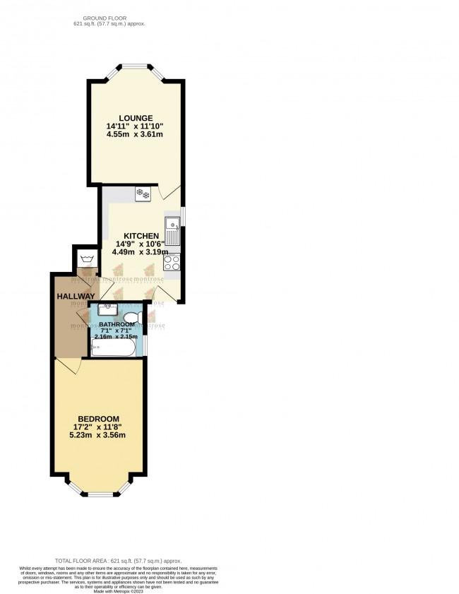 Floorplan for Central Road, West Didsbury, m20