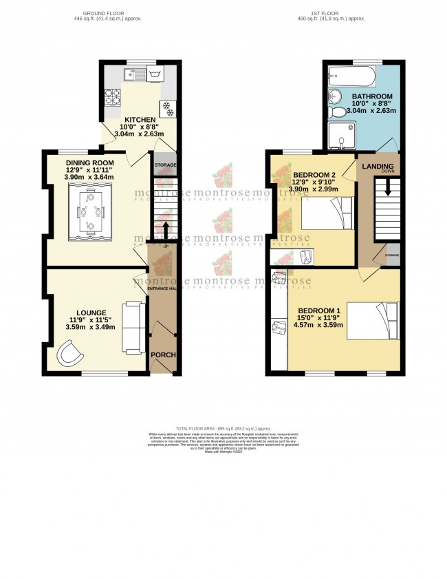 Floorplan for Chapel Street, Hazel Grove, sk7