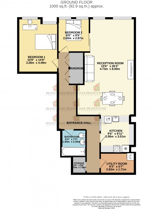Floorplan for Church St, Northern Quarter, m4