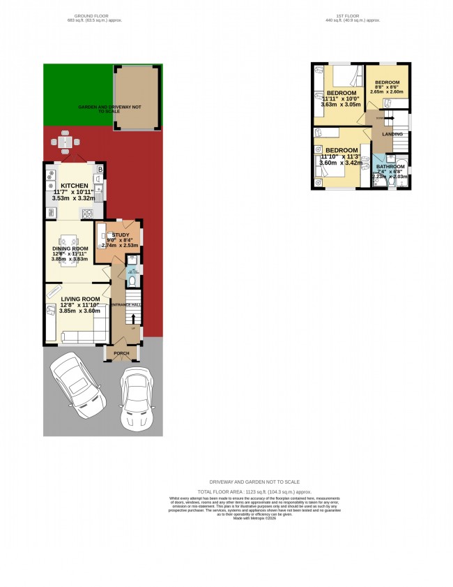 Floorplan for Clyde Road, West Didsbury, m20