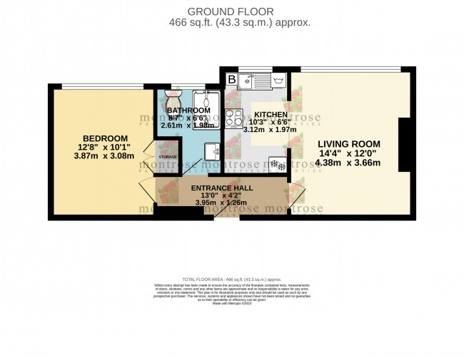 Floorplan for Didsbury Court, Didsbury