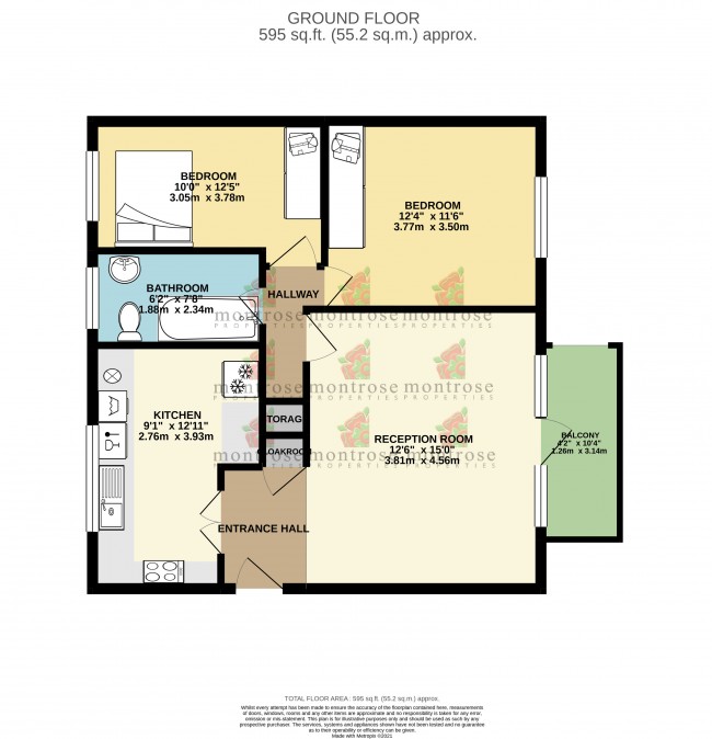 Floorplan for Lapwing Court, Lapwing Lane, m20