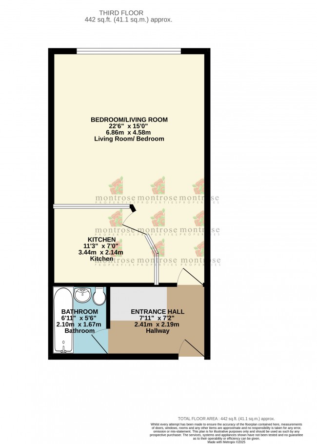 Floorplan for Madison Apartments, Seymour Grove, m16