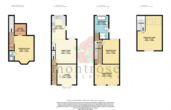 Floorplan for Stratford Avenue, West Didsbury, m20