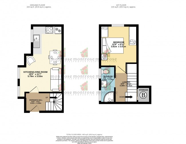 Floorplan for Talbot Road, Old Trafford, m16