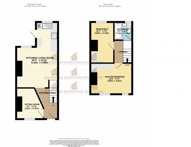 Floorplan for 56 Thornton Road, Rusholme, m14