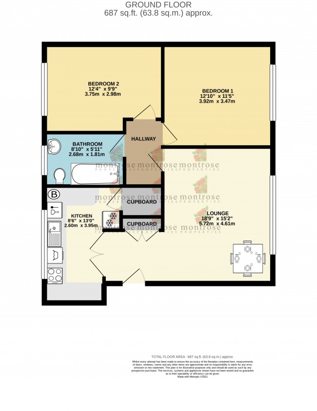 Floorplan for Barlow Moor Court, West Didsbury, m20
