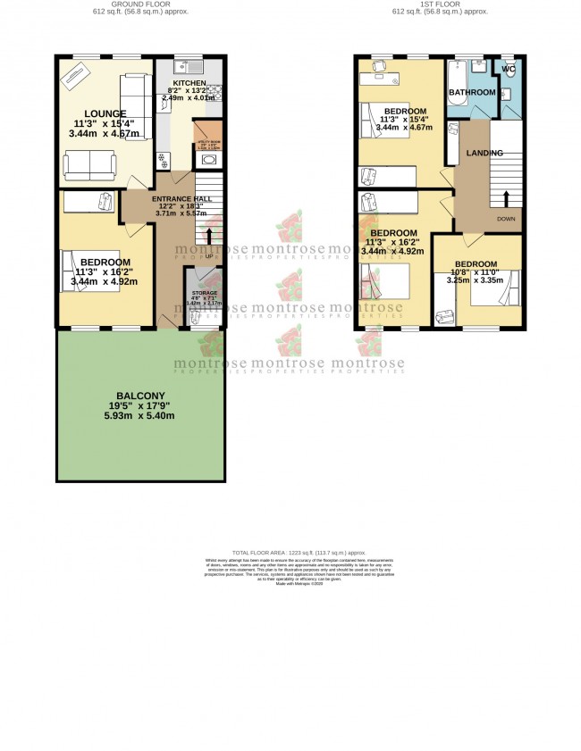 Floorplan for Boland Drive, Fallowfield