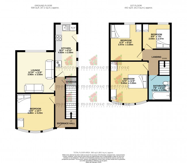 Floorplan for Brentbridge Road, Fallowfield/Withington, m14