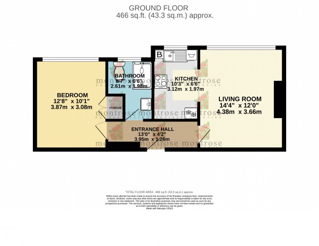 Floorplan for Didsbury Court, Didsbury