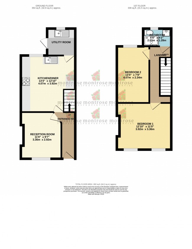 Floorplan for Horton Road, Rusholme, m14